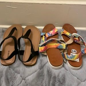 Comfortable footwear! They’re a pair!